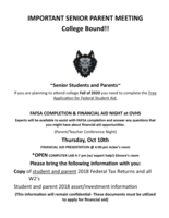 FAFSA & FINANCIAL AID NIGHT